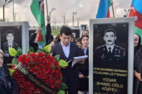 Polkovnik-leytenant, Vətən Müharibəsi Qəhrəmanı Vüqar Ağayevin-ANIM GÜNÜNDƏ MƏZARI ZİYARƏT OLUNDU, ANIM MƏCLİSİ DÜZƏNLƏNDİ… – FOTOLAR – YENİLƏNİB – (1)