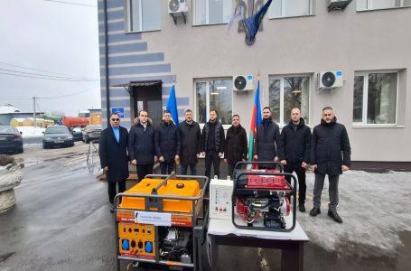 Azərbaycandan Ukraynaya göndərilən generatorlar-İRPENƏ ÇATDIRILDI – FOTO